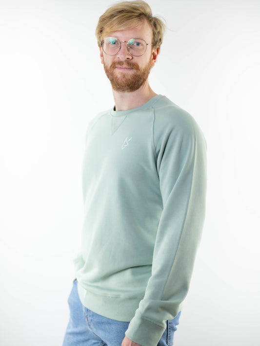 Sweatshirt Salbei