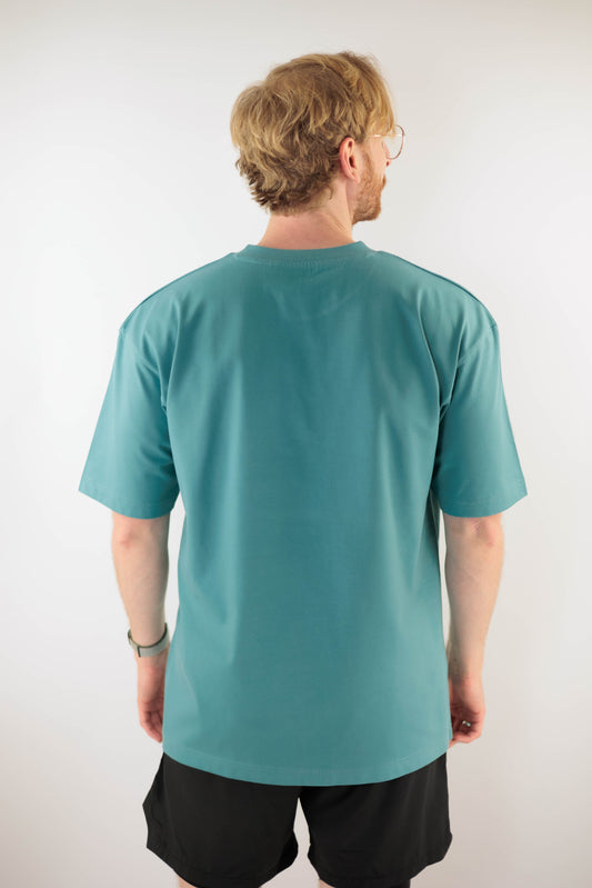 Feel Good Oversize Shirt Petrol