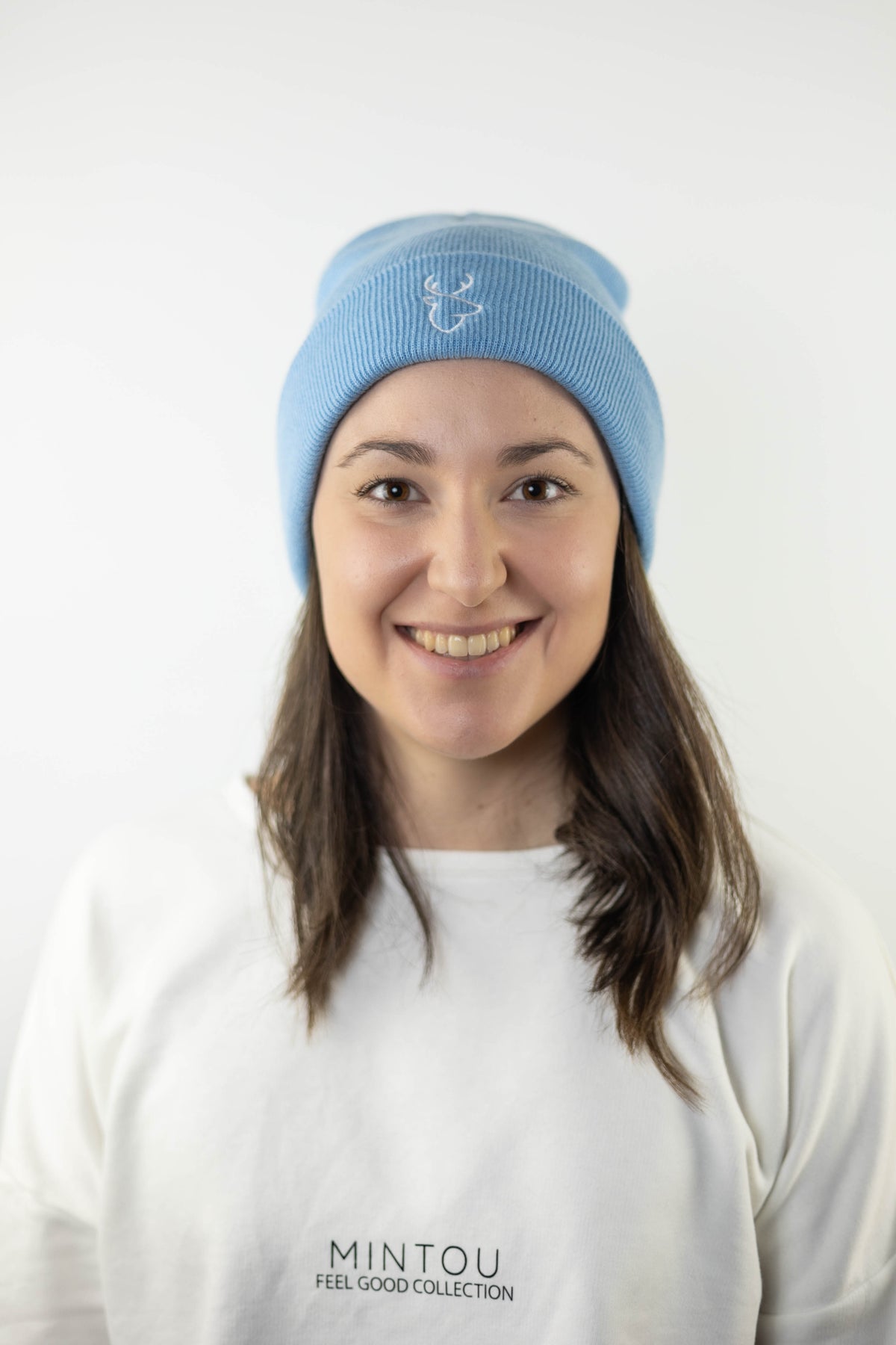 Beanie Himmelblau